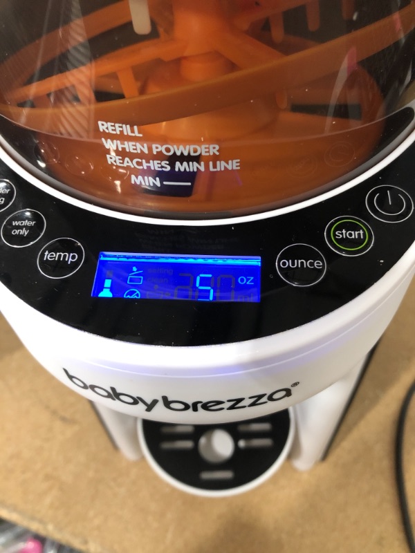 Photo 2 of New and Improved Baby Brezza Formula Pro Advanced Formula Dispenser Machine - Automatically Mix a Warm Formula Bottle Instantly - Easily Make Bottle with Automatic Powder Blending