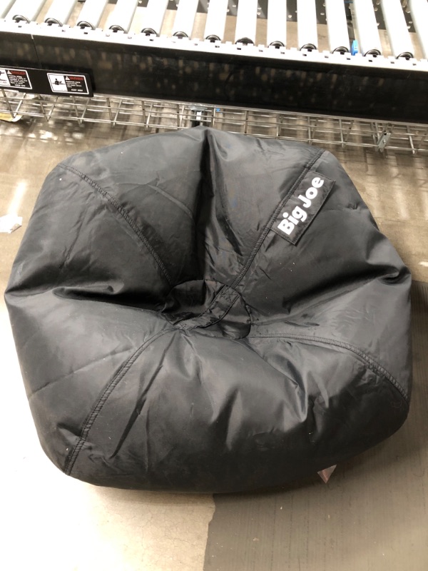 Photo 2 of ** rip in the side** Big Joe Classic Beanbag Smartmax, Stretch Limo Black
