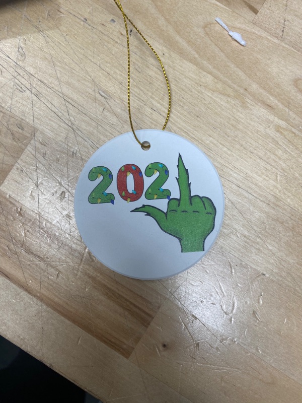 Photo 2 of 2021 Christmas Ornament, Christmas Hanging Ornaments Funny Christmas Tree Decorations for Friends and Families
(5 PACK) 