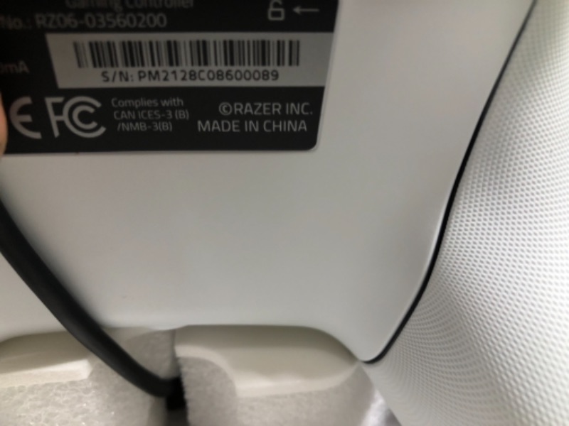 Photo 3 of Razer Wolverine V2 Wired Gaming Controller for Xbox Series X|S, Xbox One, PC: Remappable Front-Facing Buttons - Mecha-Tactile Action Buttons and D-Pad - Trigger Stop-Switches - White
