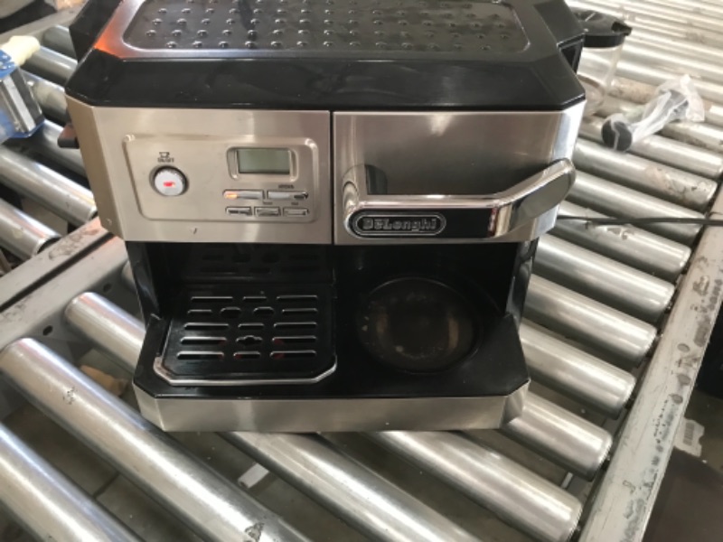 Photo 2 of De'Longhi All-in-One Combination Coffee Maker & Espresso Machine + Advanced Adjustable Milk Frother for Cappuccino & Latte + Glass Coffee Pot 10-Cup,