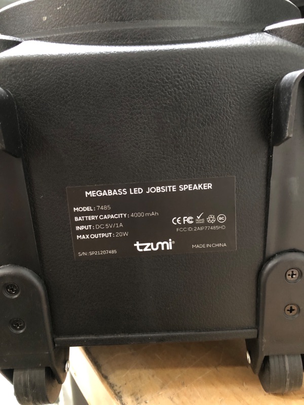 Photo 1 of Megabass LED Jobsite Speaker