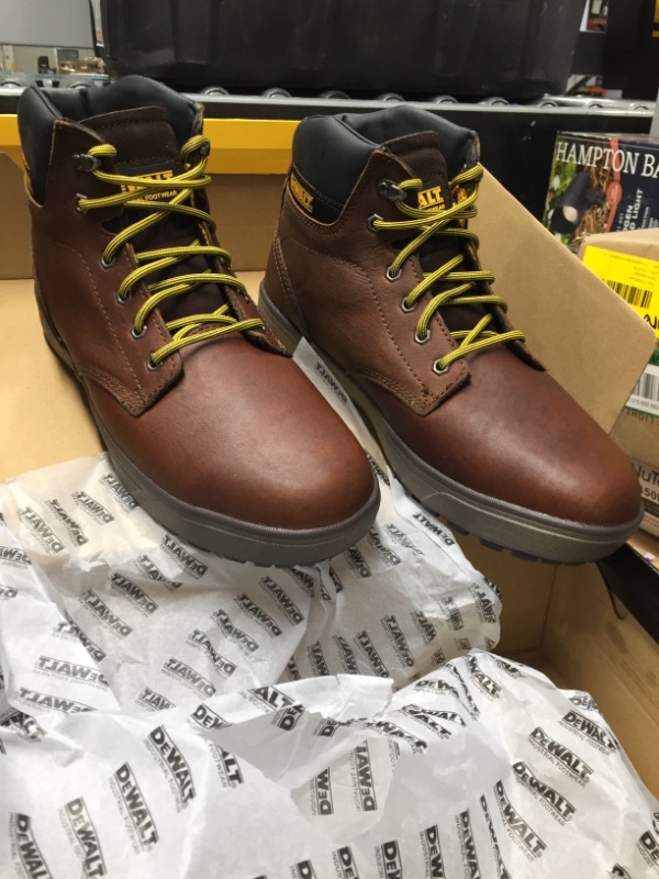 Photo 2 of DEWALT Men's Plasma 6'' Work Boots - Soft Toe - Walnut Size 13(M), Brown