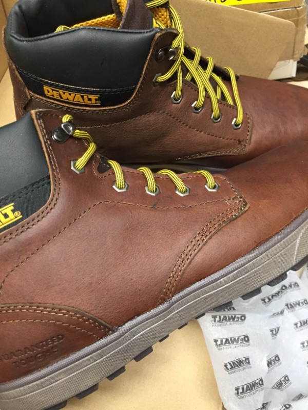 Photo 3 of DEWALT Men's Plasma 6'' Work Boots - Soft Toe - Walnut Size 13(M), Brown