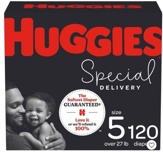 Photo 1 of Huggies Special Delivery Hypoallergenic Baby Diapers SIZE 5 