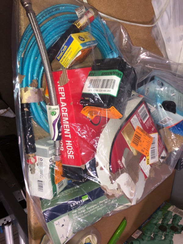 Photo 2 of **SOLD AS IS** ASSORTMENT OF HOME IMPROVEMENT, HOSES AND HARDWARE BUNDLE-**NO RETURNS**