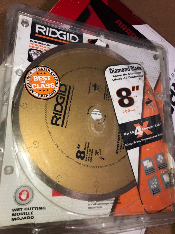 Photo 2 of **PREVIOUSLY OPENED** RIDGID 8 in. Premium Tile Diamond Blade