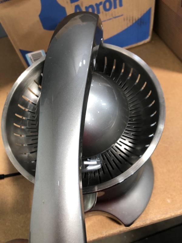 Photo 1 of Breville BCP600SIL Citrus Press Motorized Juicer, Silver
