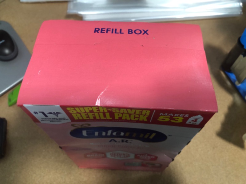 Photo 1 of Enfamil A.R. Infant Formula, Clinically Proven to Reduce Reflux & Spit-Up in 1 Week, with Iron, DHA for Brain Development, Probiotics to Support Digestive & Immune Health, Refill Box, 30.4 Oz - exp: dec 01 2022