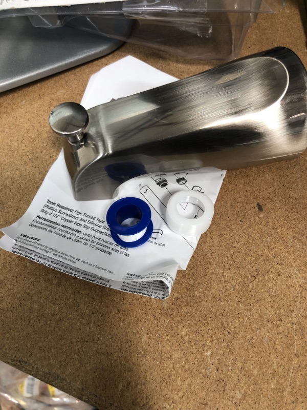 Photo 2 of *USED*
DANCO Diverter Tub Spout with Slip Fit and IPS Connection in Brushed Nickel