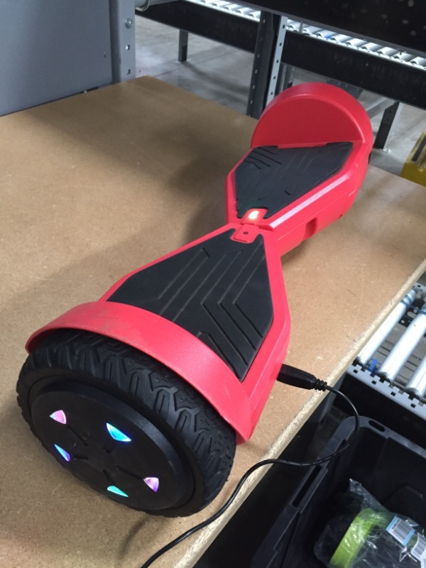 Photo 2 of *USED*
Jetson Spin All Terrain Hoverboard with LED Lights | Anti Slip Grip Pads | Self Balancing Hoverboard with Active Balance Technology | Range of Up to 7 Miles, Ages 13+
