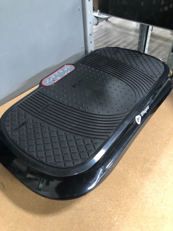 Photo 2 of *USED*
*SEE last picture for damage*
LifePro Vibration Plate Exercise Machine - Whole Body Workout Vibration Fitness Platform w/Loop Bands - Home Training Equipment for Weight Loss and Toning