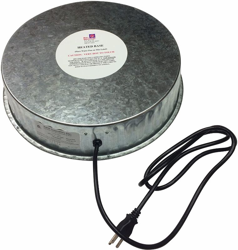 Photo 1 of *USED*
Farm Innovators Model HP-125 Heated Base For Metal Poultry Founts, 125-Watt
