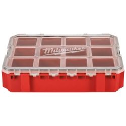 Photo 1 of 
Milwaukee
10-Compartment Red Deep Pro Portable Tool Box with Storage and Organization Bins for Small Parts