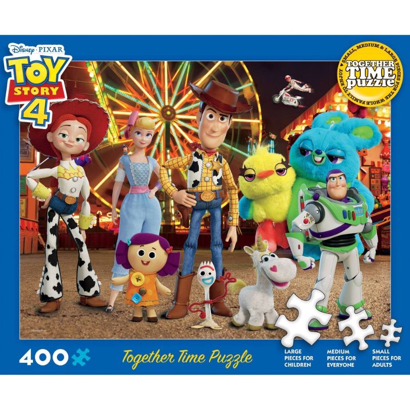 Photo 1 of 5 PACK Ceaco - Together Time - Disney Pixar - Toy Story 4 - 400 Piece Jigsaw Puzzle
