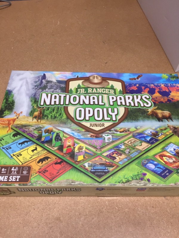 Photo 2 of Masterpieces Opoly Games - National Parks Opoly Junior Board Game
