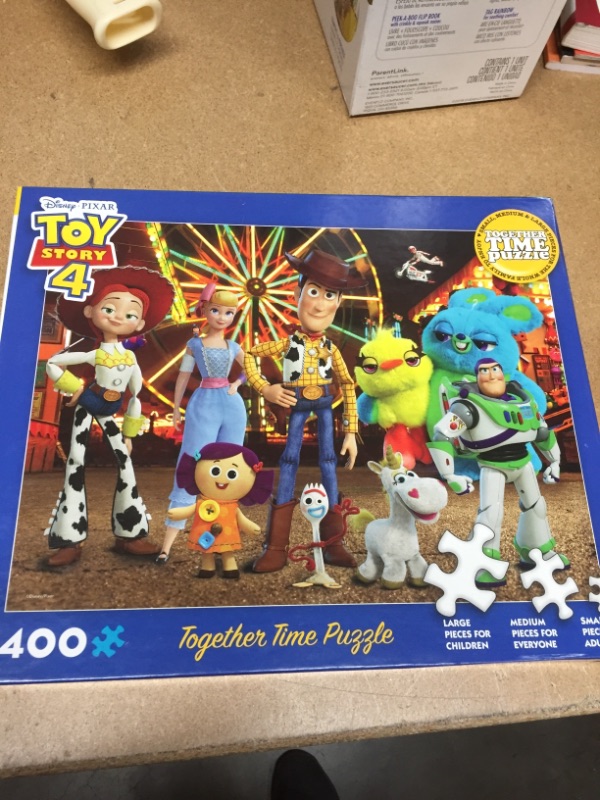 Photo 2 of Ceaco - Together Time - Disney Pixar - Toy Story 4 - 400 Piece Jigsaw Puzzle
