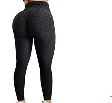 Photo 1 of Yoga Pants Tummy Control Workout Ruched Butt Lifting Stretchy Leggings