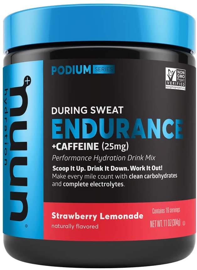 Photo 1 of **EXP DATE 10-2021**Nuun Endurance | Workout Support | Electrolytes & Carbohydrates (Strawberry Lemonade, 16 Servings - Canister)
