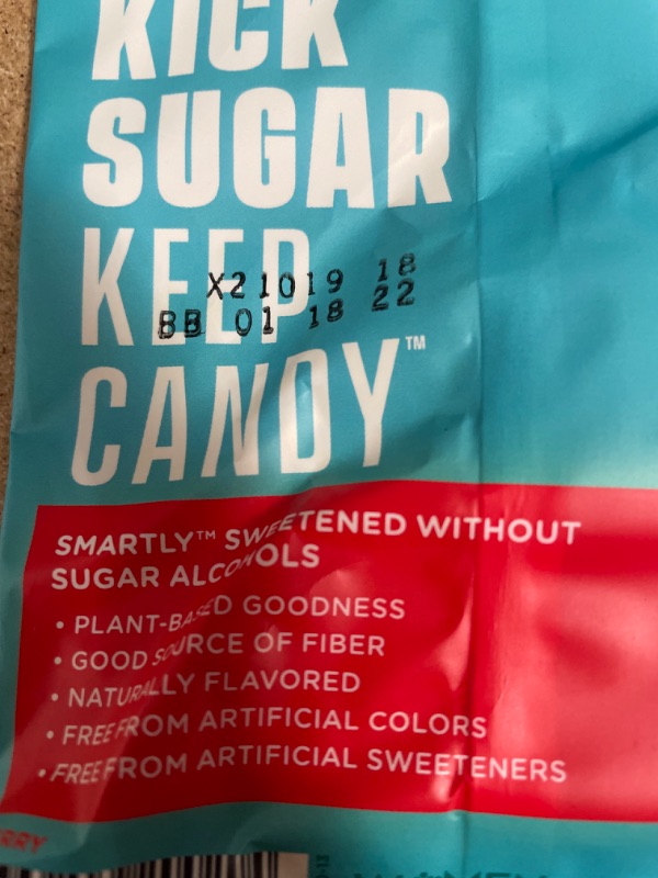 Photo 2 of **BEST BY 01-18-2022**SmartSweets Sweet Fish, Candy with Low Sugar (3g), Low Calorie (100), No Artificial Sweeteners, Vegan, Plant-Based, Gluten-Free, Non-GMO, Healthy Snack for Kids & Adults, 1.8oz (Pack of 12)
