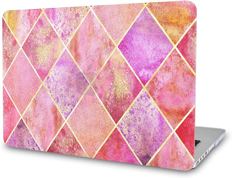 Photo 1 of KECC Compatible with MacBook Air 13 inch Case (2010-2017 Release) A1369/A1466 Protective Plastic Hard Shell (Pink Diamond)
