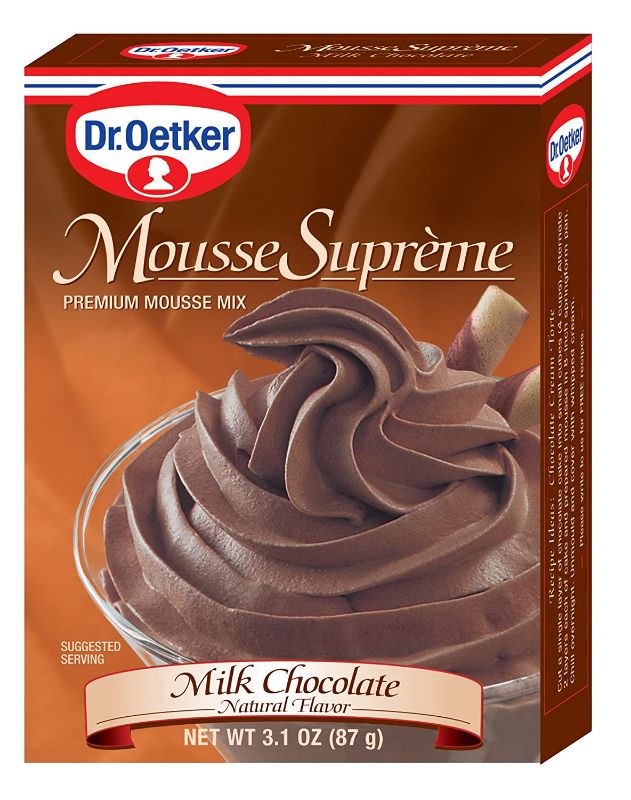 Photo 1 of **BEST BY 03-2022**Dr. Oetker Milk Chocolate Mousse Supreme, 3.1-Ounce (Pack of 12)