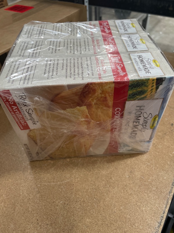 Photo 2 of **BEST BY 02/13/2022**Fleischmann's, Simply Homemade Cornbread Mix, 15 ounce Box (Pack of 3)
