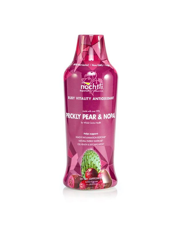 Photo 1 of **EXP 02-07-2022**Nochtli - Ruby Antioxidant: 1 Bottle (100% Natural, Prickly Pear & Nopal)
