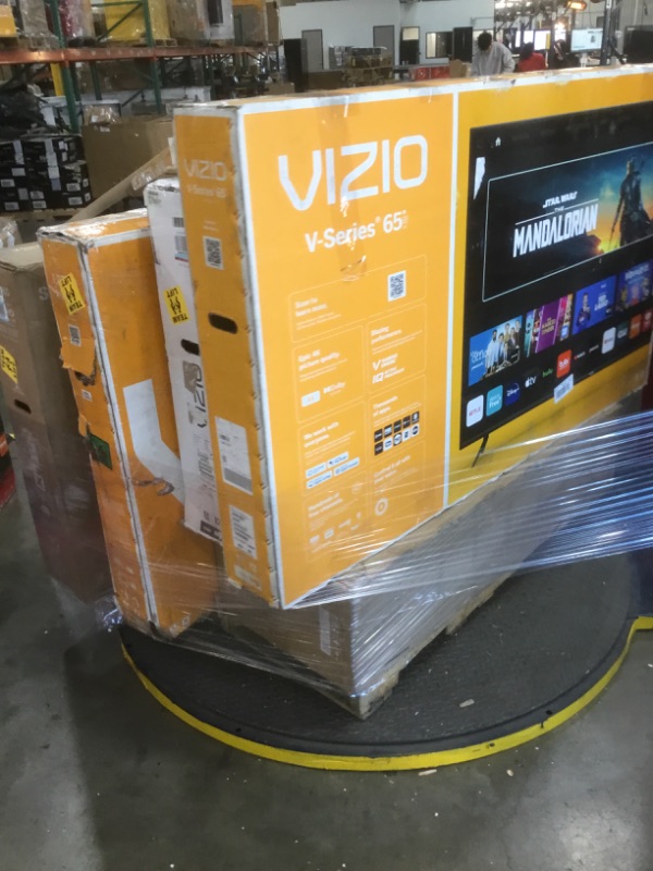 Photo 2 of   PALLET OF ASSORTED DAMAGED TVS AND MONITORS SOLD AS IS NON REFUNDABLE