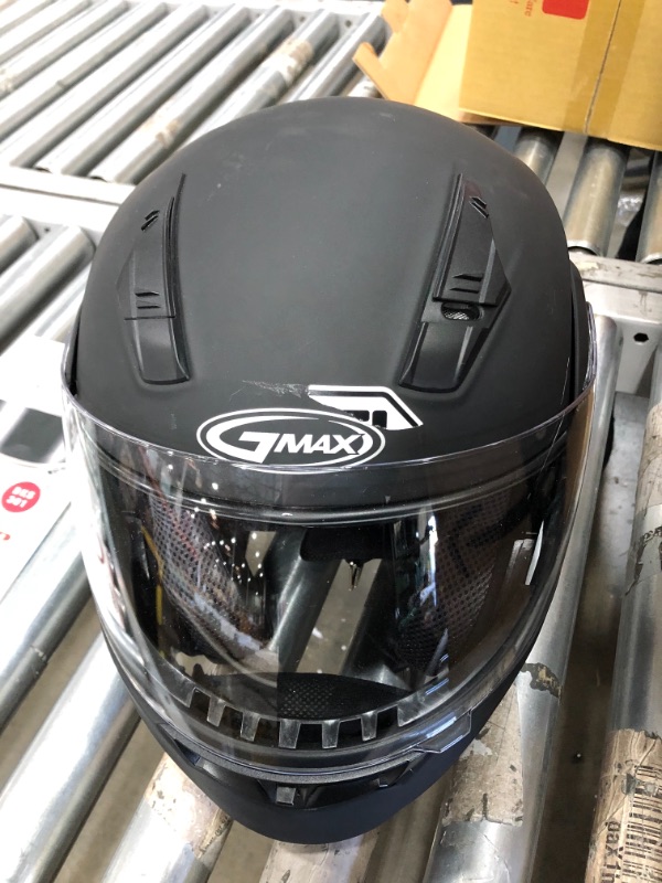 Photo 2 of GMAX MD-04, DOT Approved Modular Helmet for Motorcycles, Scooters, Spyders, Mopeds and More (Black)
