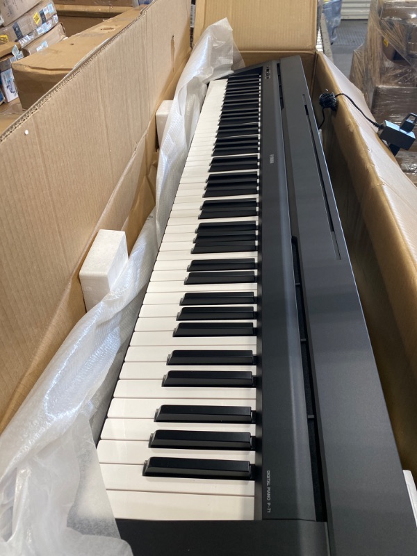 Photo 2 of Yamaha P71 88-Key Weighted Action Digital Piano with Sustain Pedal and Power Supply