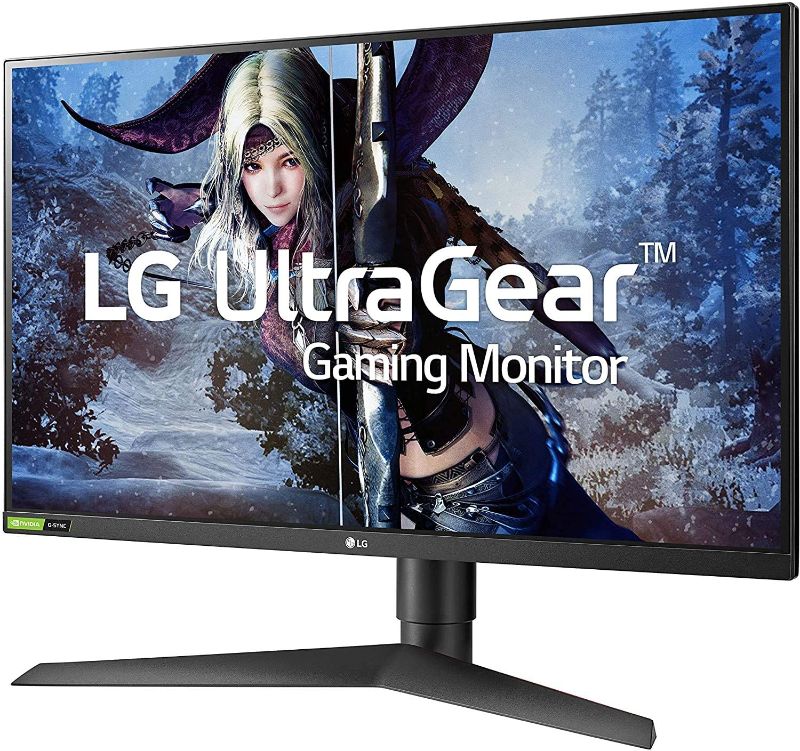 Photo 1 of LG 27GL850-B 27 Inch Ultragear QHD Nano IPS 1ms NVIDIA G-Sync Compatible Gaming Monitor, Black
