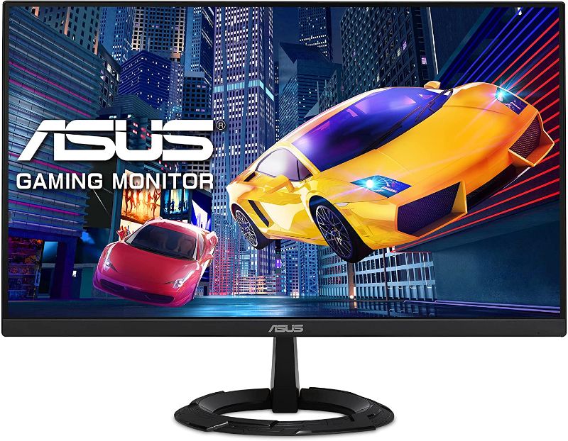 Photo 1 of ASUS 23.8” 1080P Gaming Monitor (VZ249QG1R) - Full HD, IPS, 75Hz, 1ms, Extreme Low Motion Blur, Speakers, FreeSync, Eye Care, VESA Mountable, Ultra-Slim, DisplayPort, HDMI, Tilt
