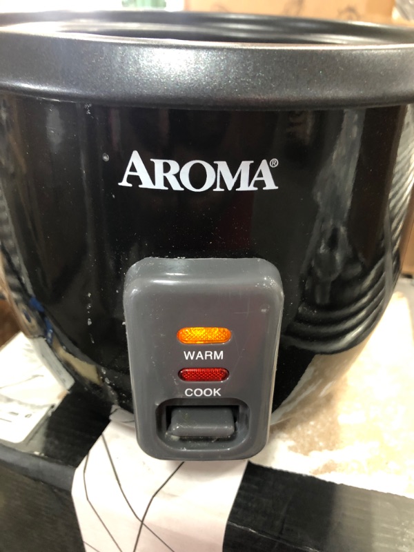 Photo 5 of Aroma Housewares ARC-363-1NGB 3 Uncooked/6 Cups Cooked Rice Cooker, Steamer, Multicooker, 2-6 cups, Silver