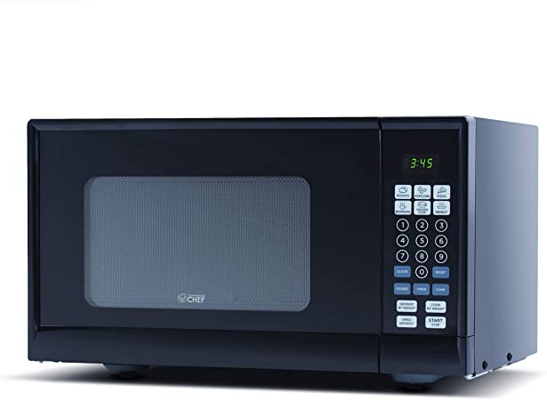 Photo 1 of Commercial Chef CHM990B Countertop Microwave Oven, 19.3 x 14.7 x 11.2 Inches, Black
