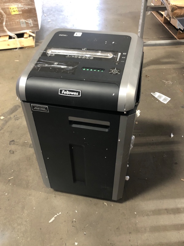 Photo 2 of Fellowes Powershred 225Ci Shredder | 100% Jam Proof, 20-Sheet, Cross-Cut, Commercial Grade | 3825001 Model, Black
