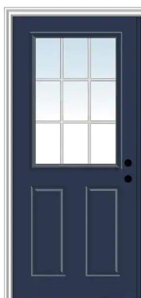 Photo 1 of (similar to photo) blue bore door with window 37x82