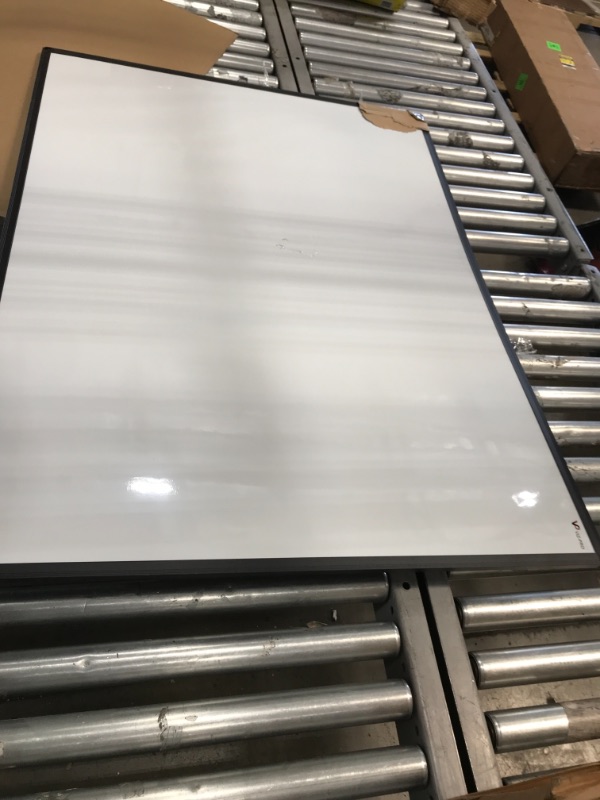 Photo 1 of **LIGHT DAMAGE** VIZ-PRO Lightweight Non-Magnetic Dry Erase Board?48 x 36 Inches, Wall Mounted Board for School Office and Home
