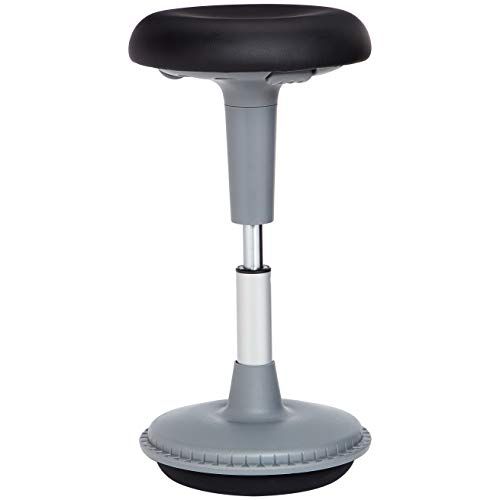 Photo 1 of ***damaged** Amazon Basics Adjustable Activity Office Tilt Stool, Black
