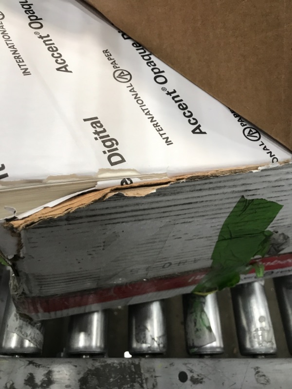 Photo 1 of **MISSING SOME SHEETS**LIGHT WARE FROM SHIPPING**Accent Opaque 18” x 12” White Cardstock Paper, 100lb, 271gsm – 800 Sheets (4 Reams) – Premium Smooth Heavy Cardstock, Printer Paper for Invitations, Cards,...
