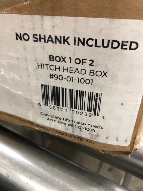 Photo 4 of *box 1 of 2, NOT COMPLETE*
Equal-i-zer 4-point Sway Control Hitch, 90-00-1001, 10,000 Lbs Trailer Weight Rating, 1,000 Lbs Tongue Weight Rating, Weight Distribution Kit DOES NOT Include Hitch Shank, Ball NOT Included
