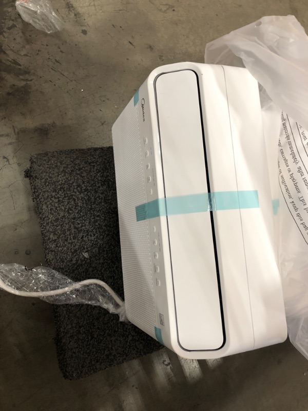 Photo 1 of Midea 8,000 BTU Smart Inverter U-Shaped Window Air Conditioner, 35% Energy Savings, Extreme Quiet, MAW08V1QWT
