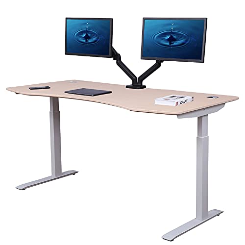 Photo 1 of ***DESK TABLE TOP ONLY***
ApexDesk ET60-OAK Elite Series 60" W Electric Height Adjustable Standing Desk, 60" 