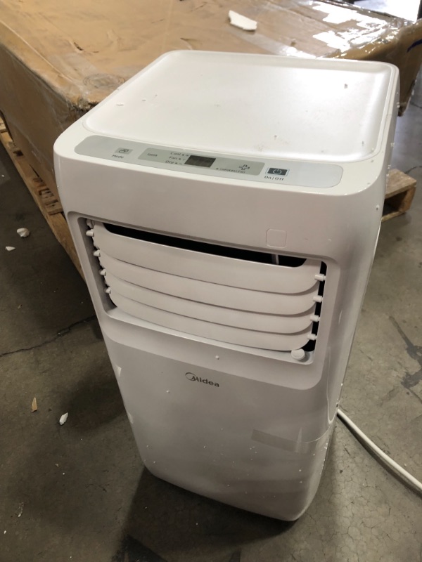 Photo 2 of ***PARTS ONLY*** Midea 8,000 BTU DOE (5,300 BTU SACC) Portable Air Conditioner, Cools up to 175 Sq. Ft., Works as Dehumidifier & Fan, Remote Control & Window Kit Included
