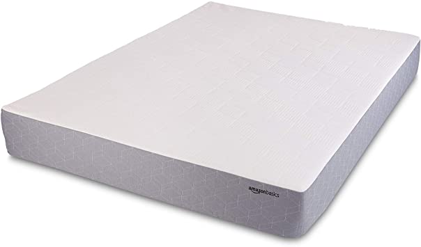 Photo 1 of Amazon Basics Cooling Gel-Infused, Medium-Firm, Memory Foam Mattress, CertiPUR-US Certified - 10 Inch, Queen
