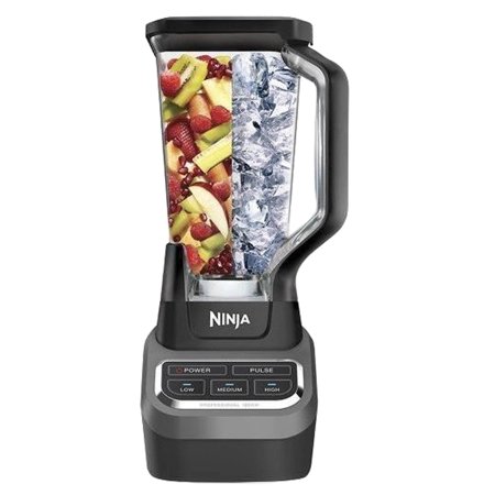 Photo 1 of **MISSING PARTS**MINOR DAMAGE* RED POWER LIGHT FLASHES WHEN ON*Ninja Professional 72oz Countertop Blender with 1000-Watt Base and Total Crushing Technology for Smoothies, Ice and Frozen Fruit (BL610), Black

