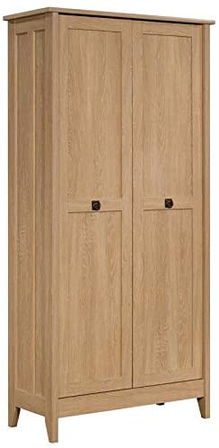Photo 1 of ***INCOMPLETE BOX 1 OF 2 ONLY***Sauder August Hill Storage Cabinet, L: 35.28" x H: 15.51" x W: 71.85", Dover Oak Finish
