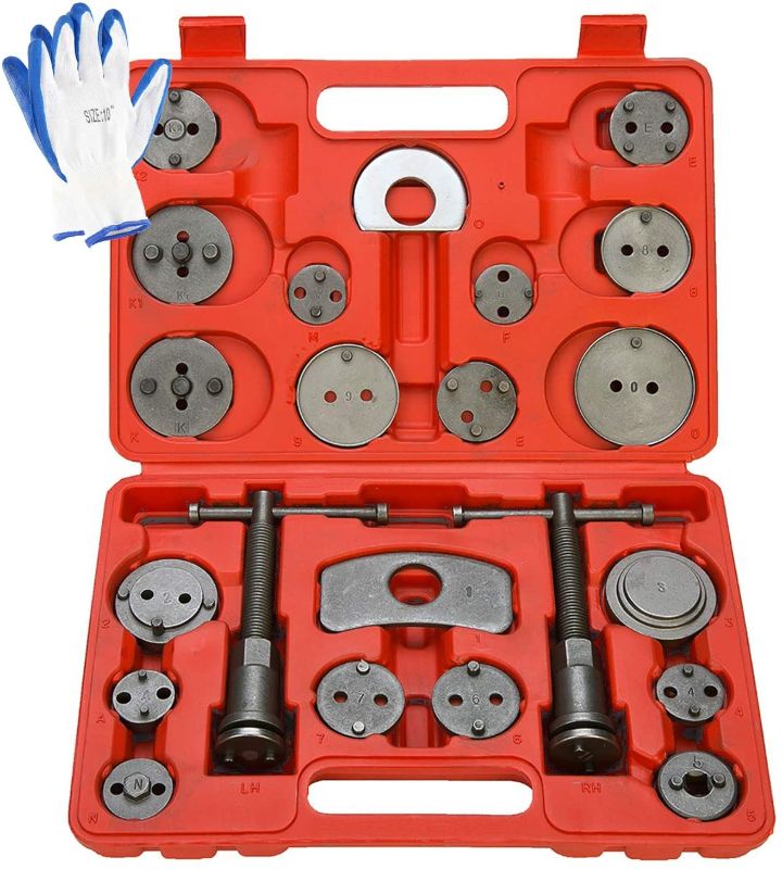 Photo 1 of **MISSING COMPONENTS* 8MILELAKE Disc Brake Caliper Compressor Wind Back Tool 24pc Professional Disc Brake Caliper Tool Set
