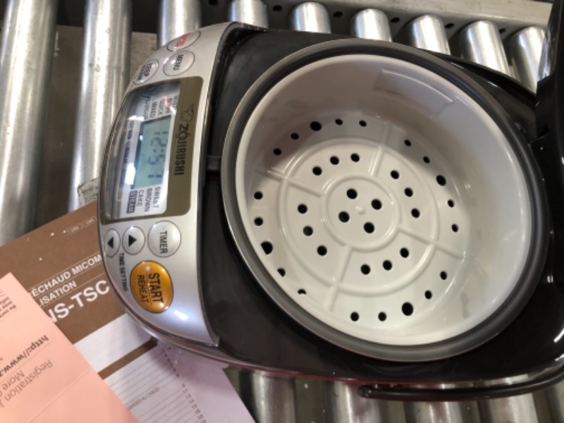 Photo 1 of Zojirushi NS-TSC10 5-1/2-Cup (Uncooked) Micom Rice Cooker and Warmer, 1.0-Liter
