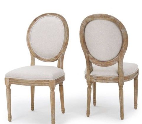 Photo 1 of **MINOR WARE**MISSING HARDWARE** Set of 2 Phinnaeus Dining Chair - Christopher Knight Home

